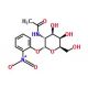 2-Nitrophenyl N-acetyl-α-D-galactosaminide (CAS 23646-67-5) - chemical structure image