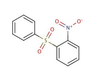 2-Nitrophenyl phenyl sulfone (CAS 31515-43-2) - chemical structure image