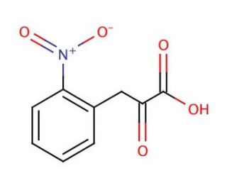 2-Nitrophenylpyruvic acid (CAS 5461-32-5) - chemical structure image