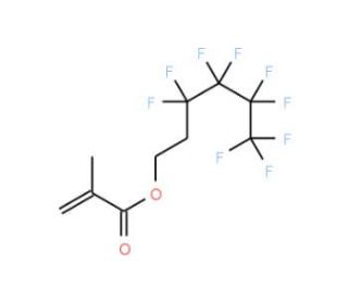 2-(Nonafluorobutyl)ethyl methacrylate (CAS 1799-84-4) - chemical structure image