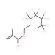 2-(Nonafluorobutyl)ethyl methacrylate (CAS 1799-84-4) - chemical structure image