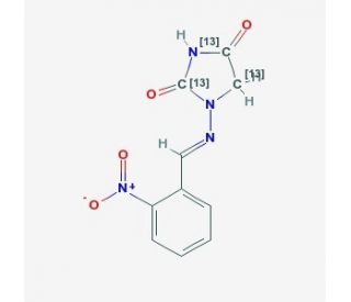 2-NP-AHD-13C3 (CAS 1007476-86-9) - chemical structure image