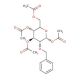 2-O-Benzyl-1,3,4,6-tetra-O-acetyl-α-D-mannopyranose (CAS 80779-87-9) - chemical structure image