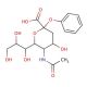 2-O-Phenyl-α-D-N-acetylneuraminic acid (CAS 15964-32-6) - chemical structure image