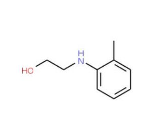 2-o-Tolylamino-ethanol (CAS 136-80-1) - chemical structure image