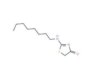 2-Octylamino-thiazol-4-one - chemical structure image