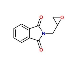 2-(Oxiran-2-ylmethyl)-1H-isoindole-1,3(2H)-dione (CAS 5455-98-1) - chemical structure image