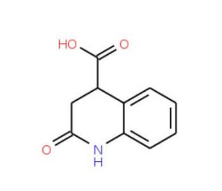 2-oxo-1,2,3,4-tetrahydroquinoline-4-carboxylic acid (CAS 14179-84-1) - chemical structure image