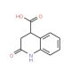 2-oxo-1,2,3,4-tetrahydroquinoline-4-carboxylic acid (CAS 14179-84-1) - chemical structure image