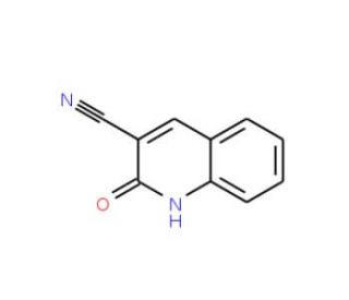 2-Oxo-1,2-dihydro-3-quinolinecarbonitrile (CAS 36926-82-6) - chemical structure image