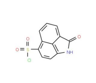 2-oxo-1,2-dihydrobenzo[cd]indole-6-sulfonyl chloride (CAS 78078-92-9) - chemical structure image