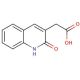 (2-oxo-1,2-dihydroquinolin-3-yl)acetic acid - chemical structure image