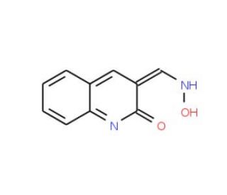 2-oxo-1,2-dihydroquinoline-3-carbaldehyde oxime (CAS 56682-66-7) - chemical structure image