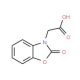 (2-oxo-1,3-benzoxazol-3(2H)-yl)acetic acid (CAS 13610-49-6) - chemical structure image