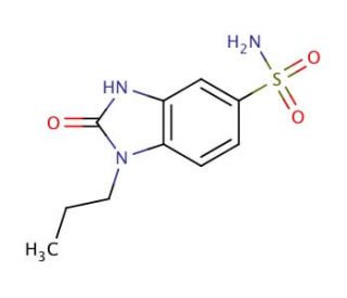 2-oxo-1-propyl-2,3-dihydro-1H-benzimidazole-5-sulfonamide - chemical structure image