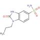 2-oxo-1-propyl-2,3-dihydro-1H-benzimidazole-5-sulfonamide - chemical structure image
