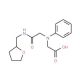 [{2-Oxo-2-[(tetrahydrofuran-2-ylmethyl)amino]-ethyl}(phenyl)amino]acetic acid - chemical structure image