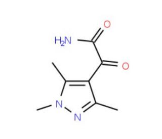 2-oxo-2-(1,3,5-trimethyl-1H-pyrazol-4-yl)acetamide - chemical structure image