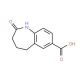 2-oxo-2,3,4,5-tetrahydro-1H-1-benzazepine-7-carboxylic acid - chemical structure image