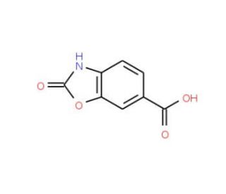 2-Oxo-2,3-dihydro-1,3-benzoxazole-6-carboxylicacid (CAS 54903-16-1) - chemical structure image
