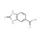 2-oxo-2,3-dihydro-1H-benzimidazole-5-carboxylic acid (CAS 23814-14-4) - chemical structure image