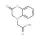 (2-oxo-2,3-dihydro-4H-1,4-benzoxazin-4-yl)acetic acid (CAS 6243-07-8) - chemical structure image