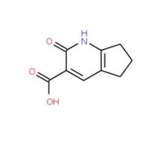 2-Oxo-2,5,6,7-tetrahydro-1H-[1]pyrindine-3-carboxylic acid (CAS 115122-63-9) - chemical structure image