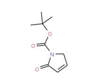 2-Oxo-2,5-dihydro-pyrrole-1-carboxylic acid tert-butyl ester (CAS 141293-14-3) - chemical structure image