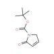 2-Oxo-2,5-dihydro-pyrrole-1-carboxylic acid tert-butyl ester (CAS 141293-14-3) - chemical structure image