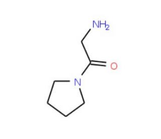 2-oxo-2-pyrrolidin-1-ylethanamine (CAS 24152-95-2) - chemical structure image