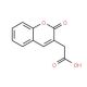 (2-Oxo-2H-chromen-3-yl)acetic acid (CAS 20862-58-2) - chemical structure image