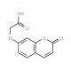 [(2-oxo-2H-chromen-7-yl)oxy]acetic acid (CAS 126424-85-9) - chemical structure image