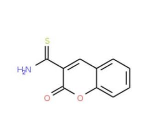 2-oxo-2H-chromene-3-carbothioamide (CAS 69015-65-2) - chemical structure image