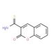 2-oxo-2H-chromene-3-carbothioamide (CAS 69015-65-2) - chemical structure image