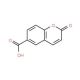2-Oxo-2H-chromene-6-carboxylic acid (CAS 7734-80-7) - chemical structure image