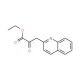 2-Oxo-3-quinolin-2-yl-propionic acid ethyl ester (CAS 13119-76-1) - chemical structure image