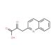 2-oxo-3-quinolin-2-ylpropanoic acid - chemical structure image