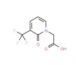 [2-oxo-3-(trifluoromethyl)pyridin-1(2H)-yl]acetic acid - chemical structure image