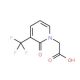 [2-oxo-3-(trifluoromethyl)pyridin-1(2H)-yl]acetic acid - chemical structure image