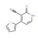 2-Oxo-4-(2-thienyl)-1,2-dihydro-3-pyridinecarbonitrile - chemical structure image
