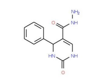 2-oxo-4-phenyl-1,2,3,4-tetrahydropyrimidine-5-carbohydrazide - chemical structure image