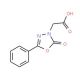 (2-oxo-5-phenyl-1,3,4-oxadiazol-3(2H)-yl)acetic acid (CAS 71679-70-4) - chemical structure image