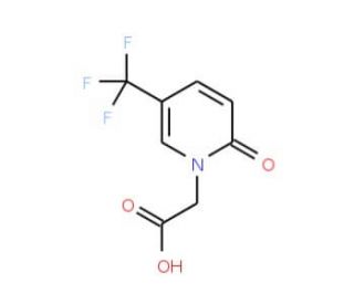 (2-Oxo-5-trifluoromethyl-2H-pyridin-1-yl)-acetic acid (CAS 308294-33-9) - chemical structure image