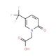 (2-Oxo-5-trifluoromethyl-2H-pyridin-1-yl)-acetic acid (CAS 308294-33-9) - chemical structure image
