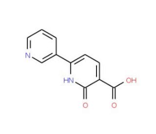 2-oxo-6-(pyridin-3-yl)-1,2-dihydropyridine-3-carboxylic acid - chemical structure image