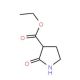 2-Oxo-pyrrolidine-3-carboxylic acid ethyl ester (CAS 36821-26-8) - chemical structure image
