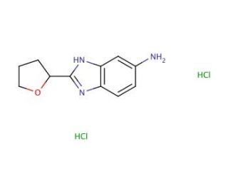 2-(oxolan-2-yl)-1H-1,3-benzodiazol-5-amine dihydrochloride - chemical structure image
