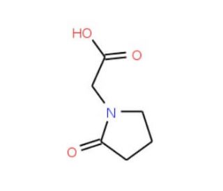 (2-oxopyrrolidin-1-yl)acetic acid (CAS 53934-76-2) - chemical structure image