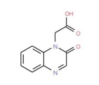 (2-oxoquinoxalin-1(2H)-yl)acetic acid (CAS 63642-41-1) - chemical structure image