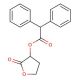 2-oxotetrahydrofuran-3-yl diphenylacetate - chemical structure image